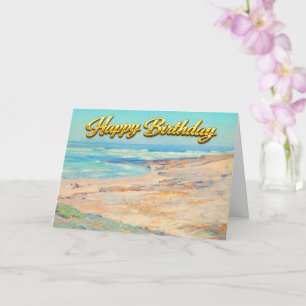 Tarjeta Arenas Susurrantes La Jolla California Cumpleaños