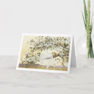 Tarjeta Ariel de hadas de cosecha 1858