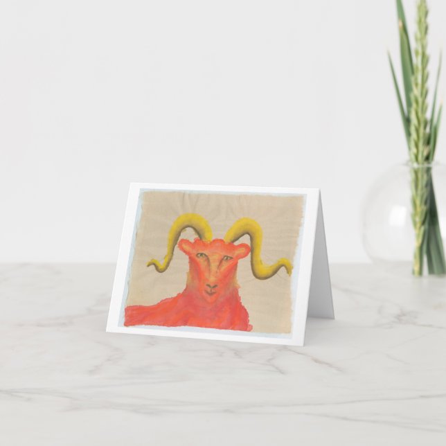 Tarjeta Aries Birthday (Anverso)