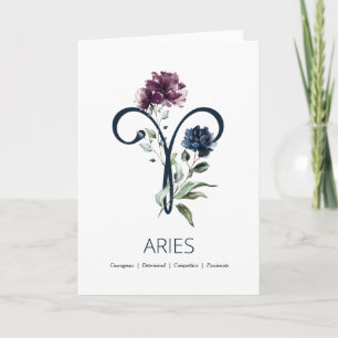 Tarjeta Aries Birthday Card