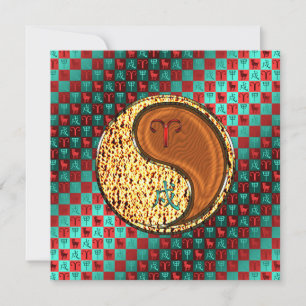 Tarjeta Aries & Wood Dog