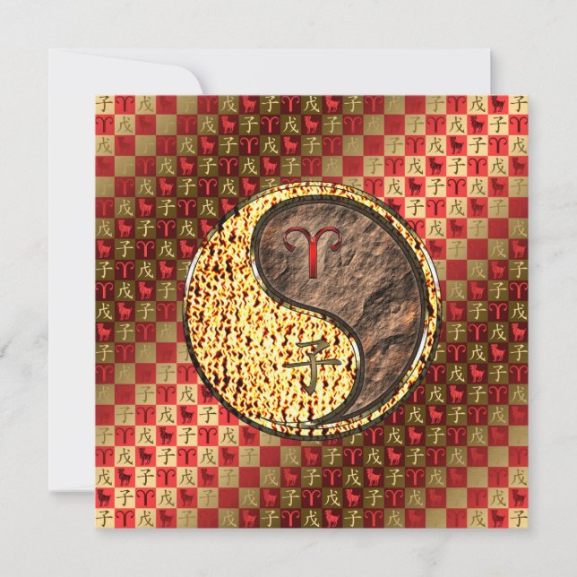 Tarjeta Aries y Earth Rat (Anverso)