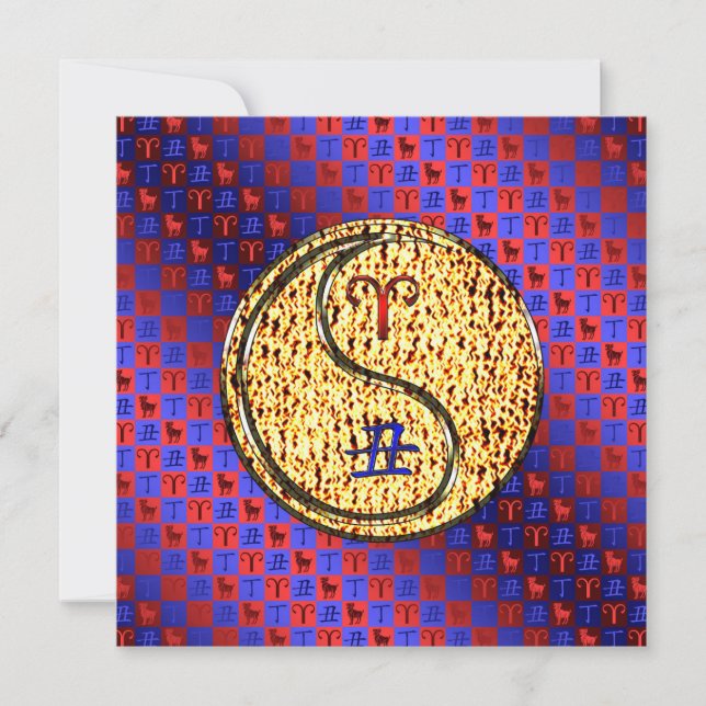 Tarjeta Aries y Fire Ox (Anverso)