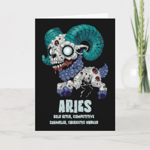 Tarjeta Aries Zombie