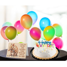 Tarjeta Armadillo Divertido Feliz Cumpleaños