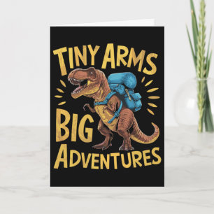 Tarjeta Armas Pequeñas Divertidas Grandes Aventuras Camina