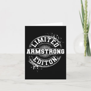 Tarjeta Armstrong Funny Surname Family Tree Birthday Reuni