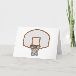 Tarjeta aro de baloncesto