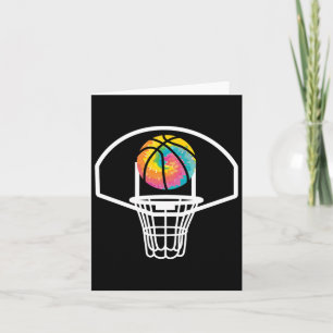 Tarjeta Aro de Baloncesto Para Un Jugador de Baloncesto Ca