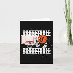 Tarjeta Aro de personaje de baloncesto 