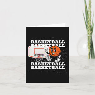 Tarjeta Aro de personaje de baloncesto 