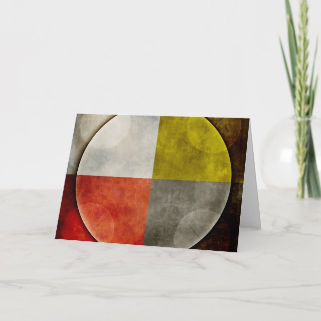 Tarjeta Aro sagrado del nativo americano (Anverso)