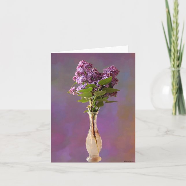 Tarjeta Aroma de primavera (Anverso)