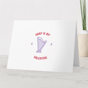 Tarjeta Arpa es mi San Valentín