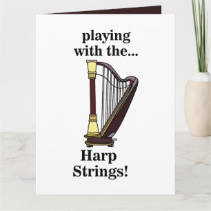 Tarjeta Arpa Instrumento Musical Arpa