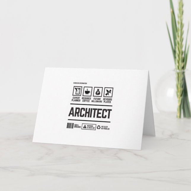 Tarjeta arquitecto (Anverso)
