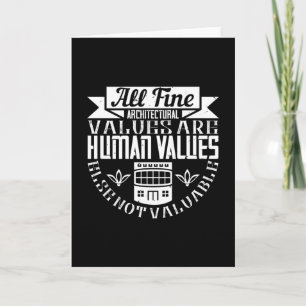 Tarjeta Arquitecto - Todos los valores arquitectónicos fin