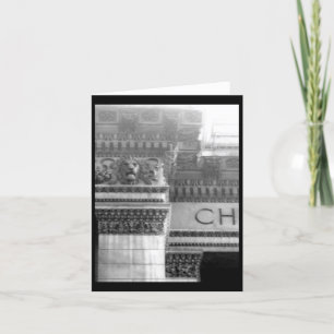 Tarjeta Arquitectura 2 del Casa-Vintage del arte del