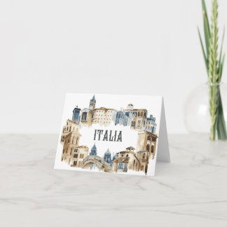 Tarjeta Arquitectura de Italia