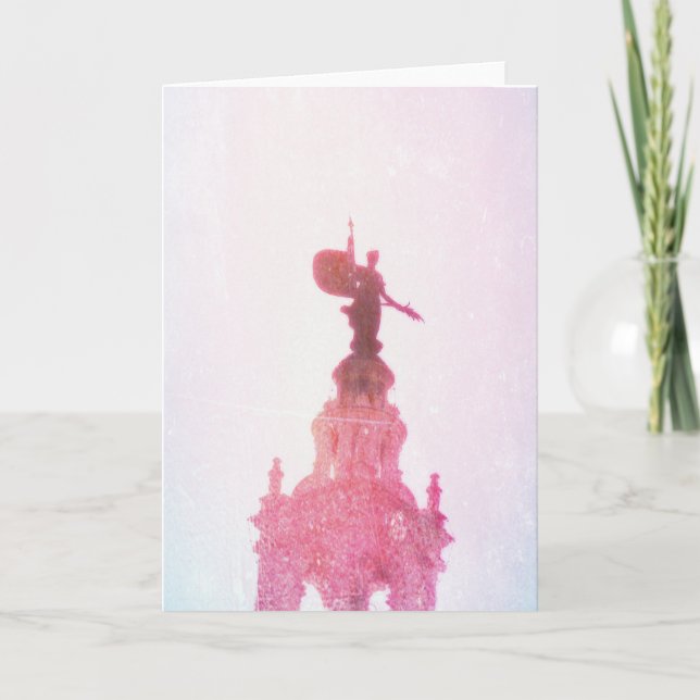 Tarjeta Arquitectura de Kansas City Plaza (Anverso)