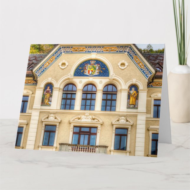 Tarjeta Arquitectura de Liechtenstein (Anverso)