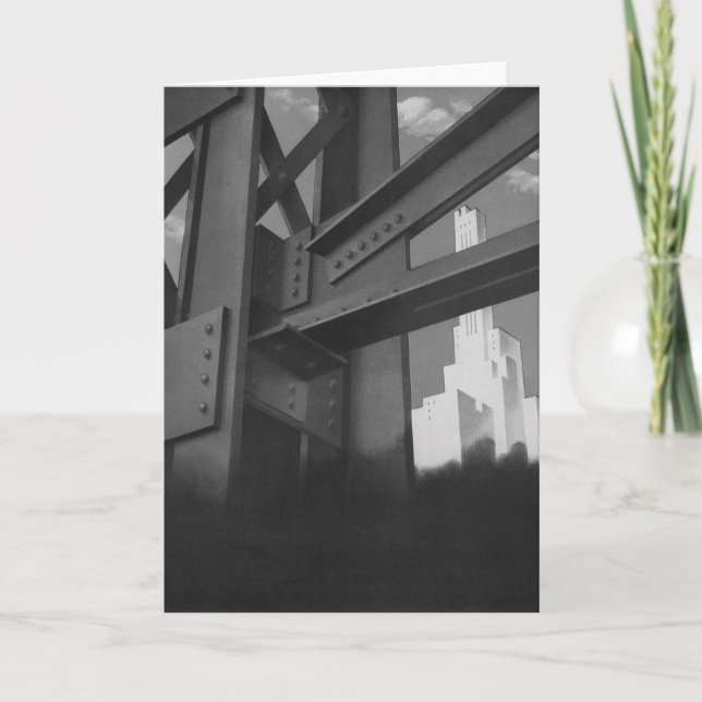 Tarjeta Arquitectura de rascacielos de construcción de ace (Anverso)