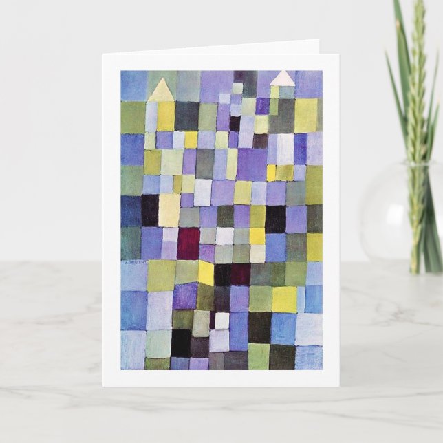 Tarjeta Arquitectura, Paul Klee (Anverso)