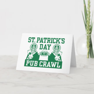 Tarjeta Arrastre de Pub del día de St Patrick