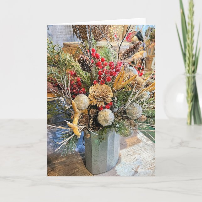 Tarjeta Arreglo invernal (Anverso)