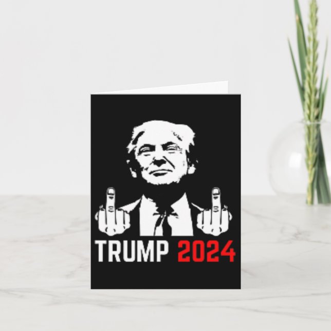 Tarjeta Arresto De Trump En Estados Unidos 2024 (Anverso)