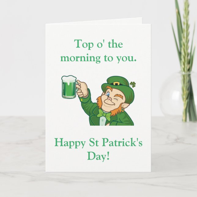 Tarjeta Arriba de la mañana (Anverso)