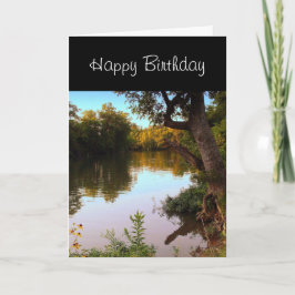 Tarjeta Arroyo Shoal de Missouri al atardecer Cumpleaños p