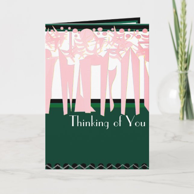 TARJETA  ART DÉCO  (Anverso)
