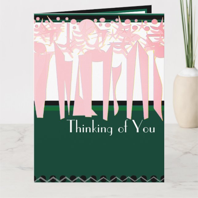TARJETA  ART DÉCO  (Anverso)