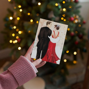 Tarjeta art deco retro vintage add sentiment