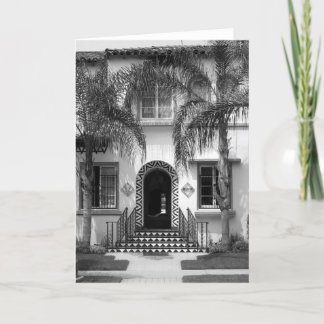 Tarjeta ART DECO sobre COCHRAN