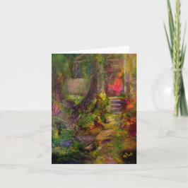 Tarjeta Art Notecard "La cabaña"