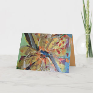 Tarjeta Arte abstracto de las estaciones