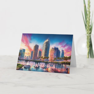 Tarjeta Arte abstracto de Tampa
