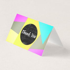 Tarjeta arte abstracto geométrico