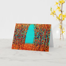 arte abstracto original Color Otoño