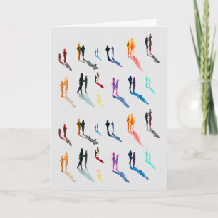 Tarjeta Arte acuarela arte fino