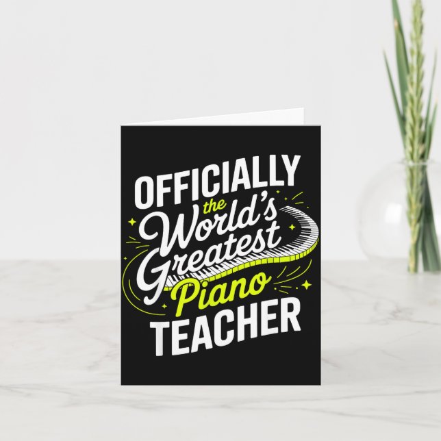 Tarjeta Arte Ano Para Hombres Mujeres Anist Profesor Ano J (Anverso)