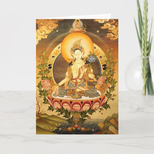 Tarjeta Arte budista tibetano (Anverso)