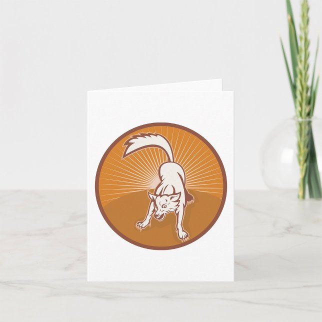 Tarjeta Arte de animales de la época de la cosecha del sol (Subido por el creador)