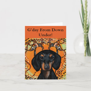 TARJETA ARTE DE AUSTRALIA           