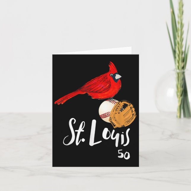 Tarjeta Arte de béisbol número 50 del Cardenal Rojo de Sai (Anverso)