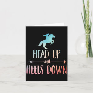Tarjeta Arte De Caballo Para Mujeres Chicas Caballo Lover