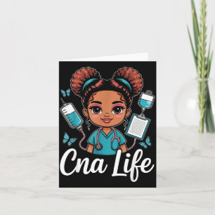 Tarjeta Arte de carrera médica asistente de enfermería lin