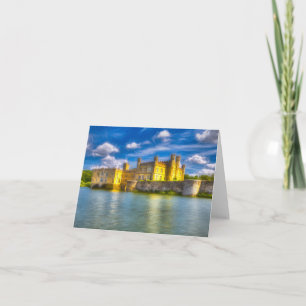 Tarjeta Arte de castillo inglés místico
